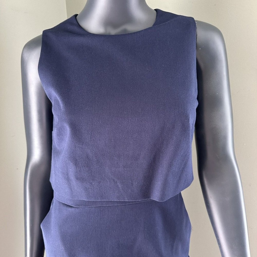 SOLD J Crew Going Places Blue Dress Sz 0 NWT $158 - Picture 3 of 16